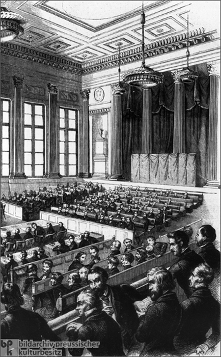 Meeting of the Prussian National Assembly in the <I>Singakademie</I> (1848)